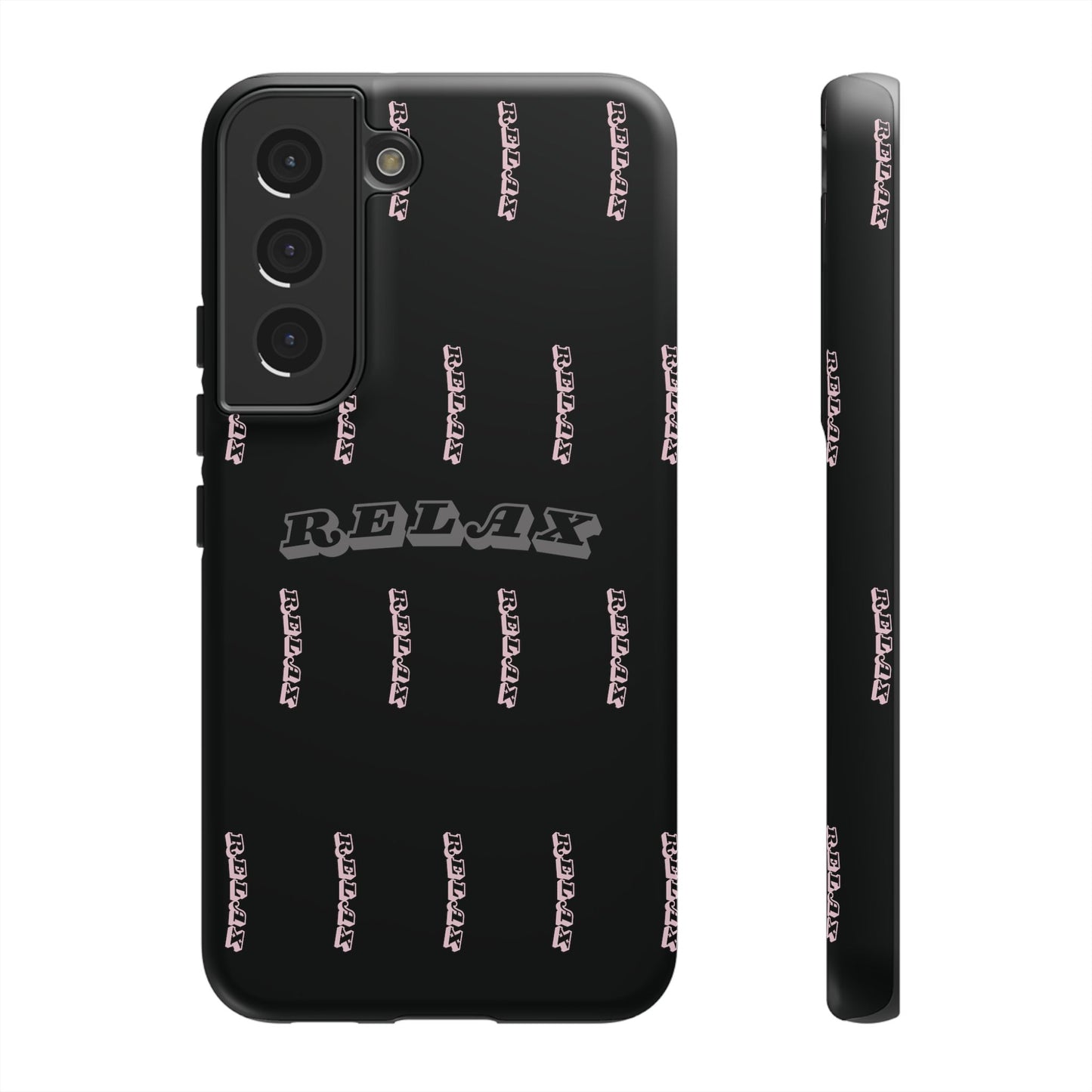 Pink/Gray "Relax Phone Case