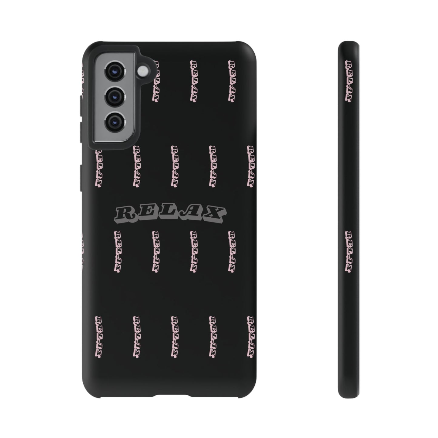 Pink/Gray "Relax Phone Case