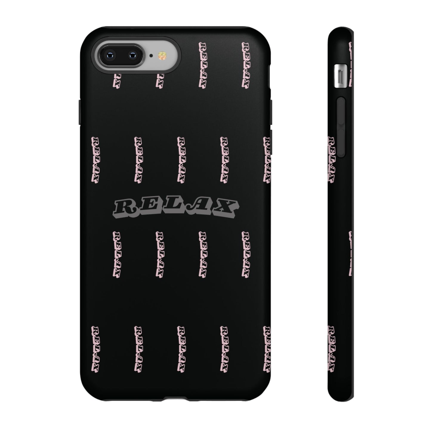 Pink/Gray "Relax Phone Case