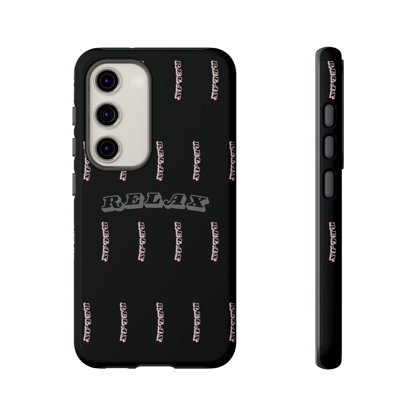 Pink/Gray "Relax Phone Case