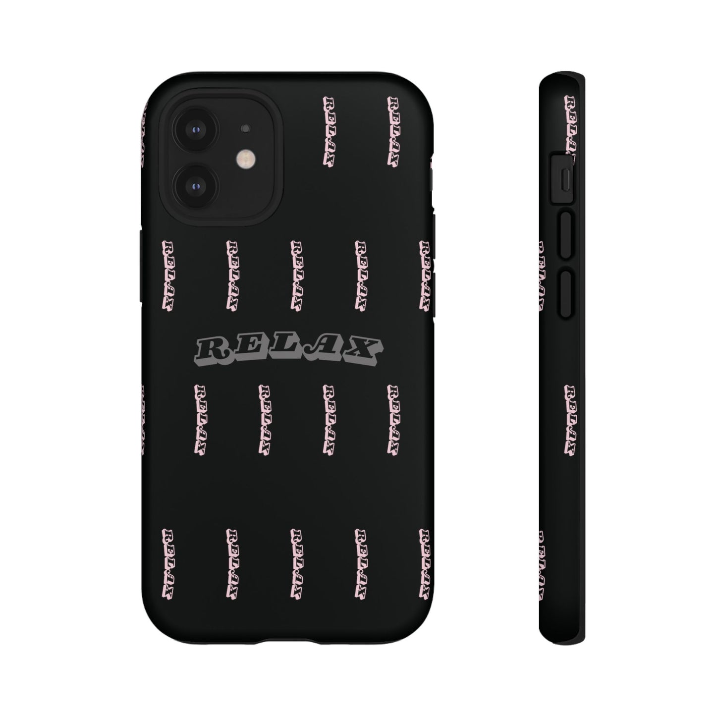 Pink/Gray "Relax Phone Case