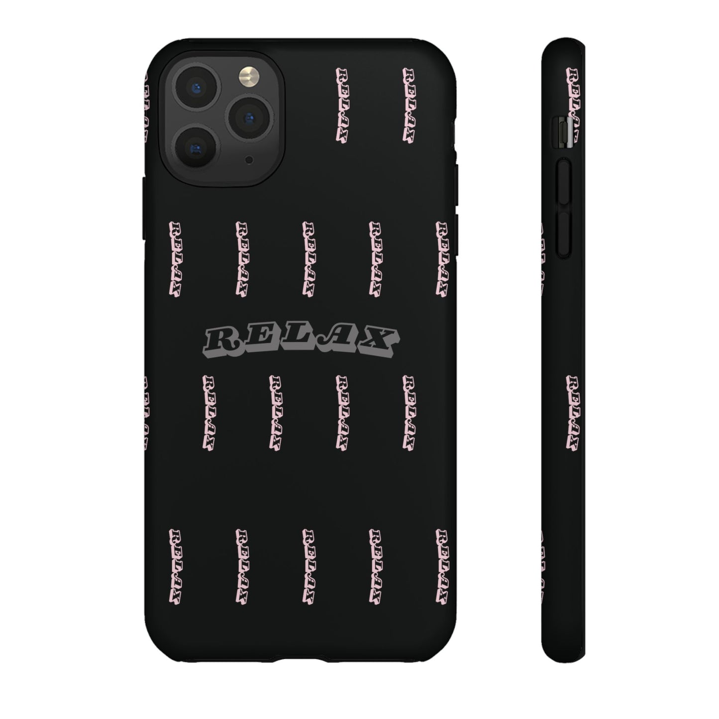 Pink/Gray "Relax Phone Case