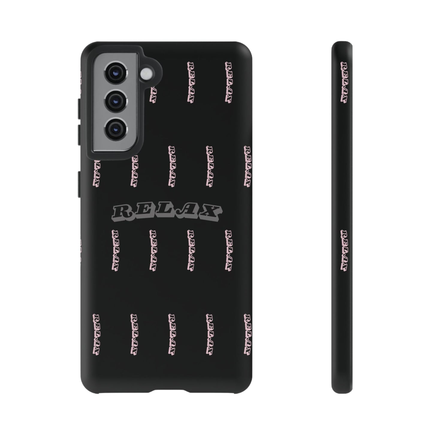 Pink/Gray "Relax Phone Case