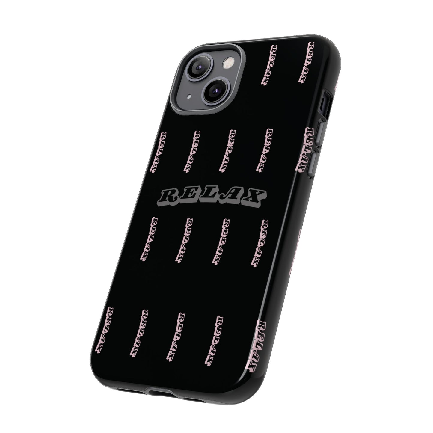 Pink/Gray "Relax Phone Case