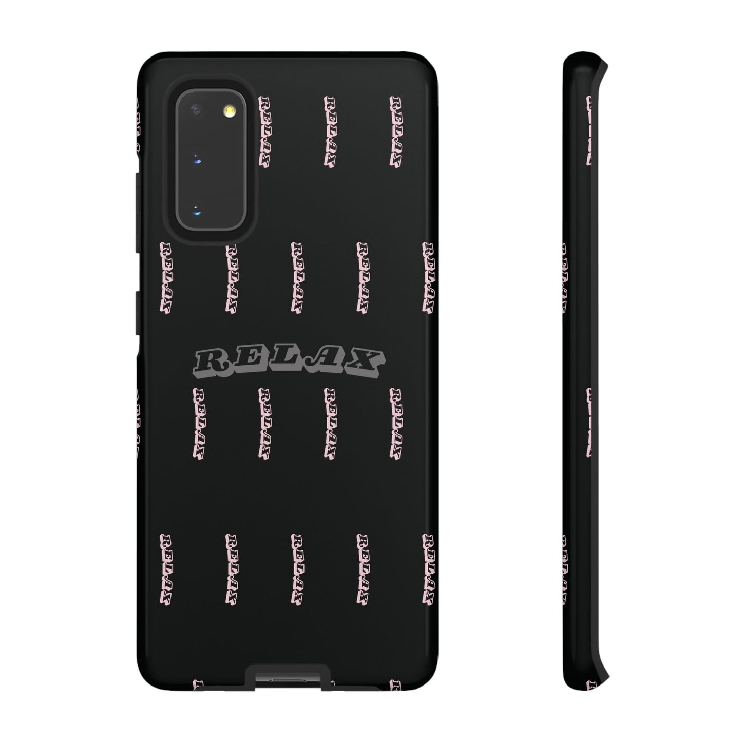 Pink/Gray "Relax Phone Case