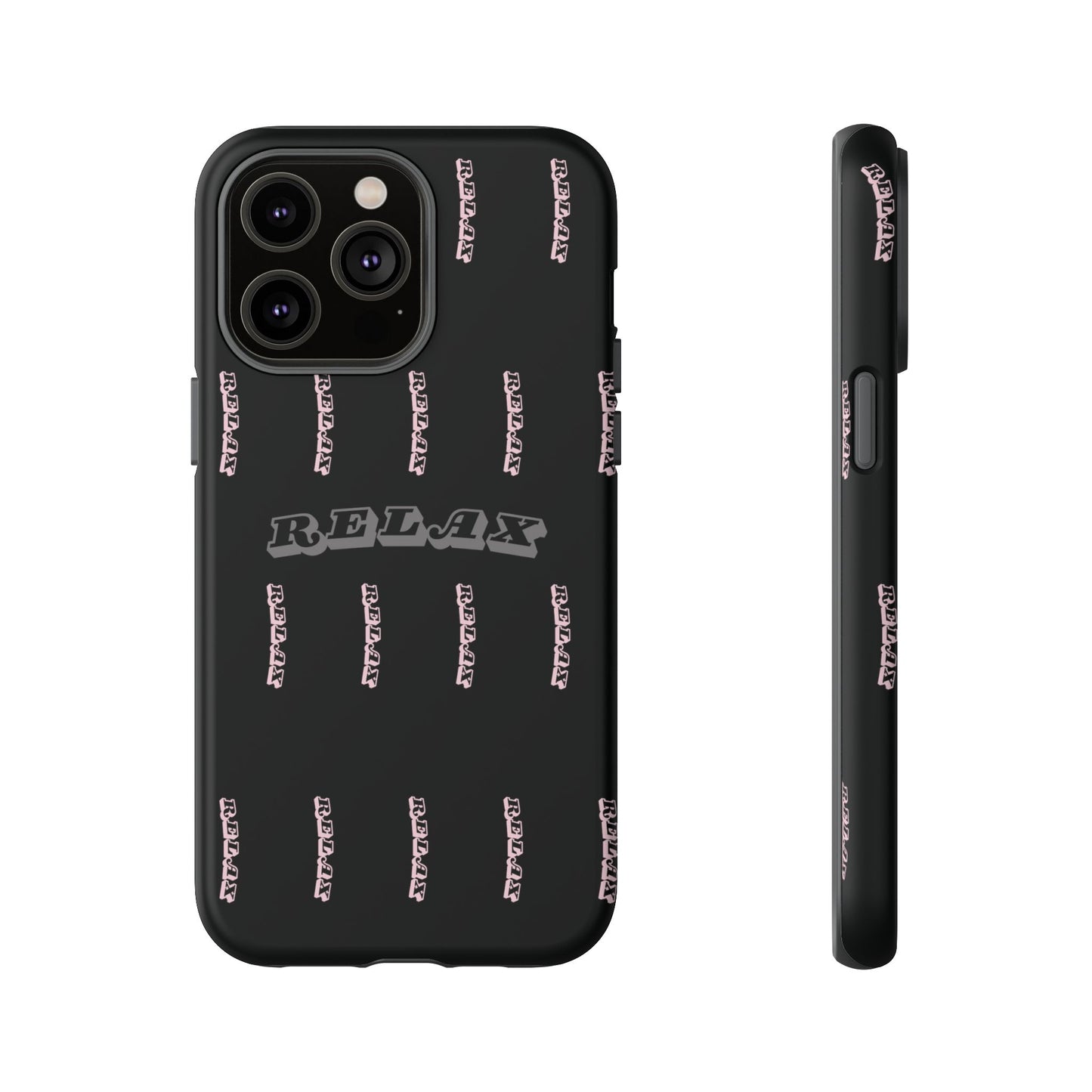 Pink/Gray "Relax Phone Case