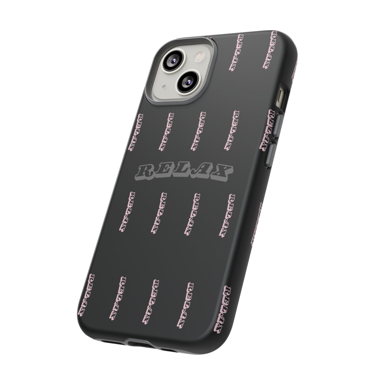 Pink/Gray "Relax Phone Case