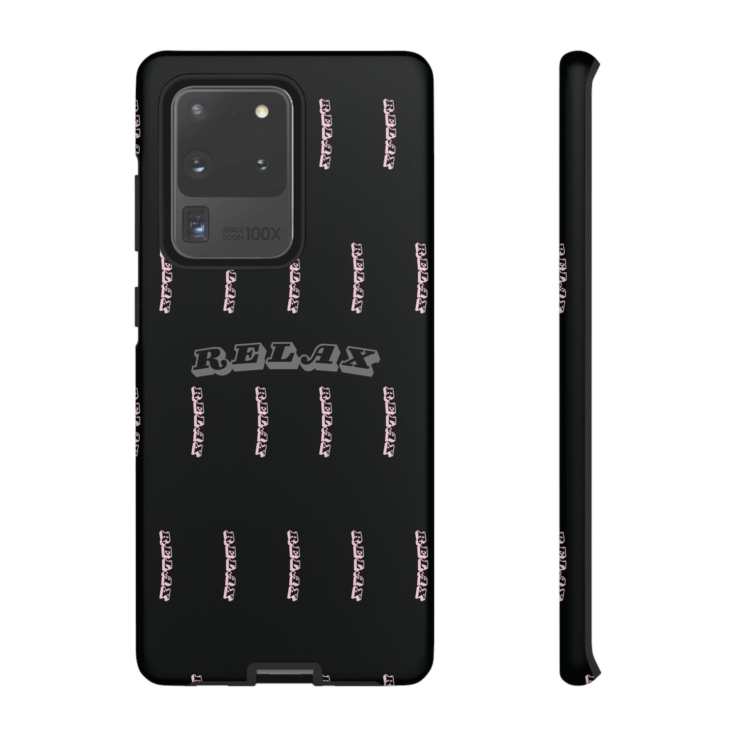 Pink/Gray "Relax Phone Case