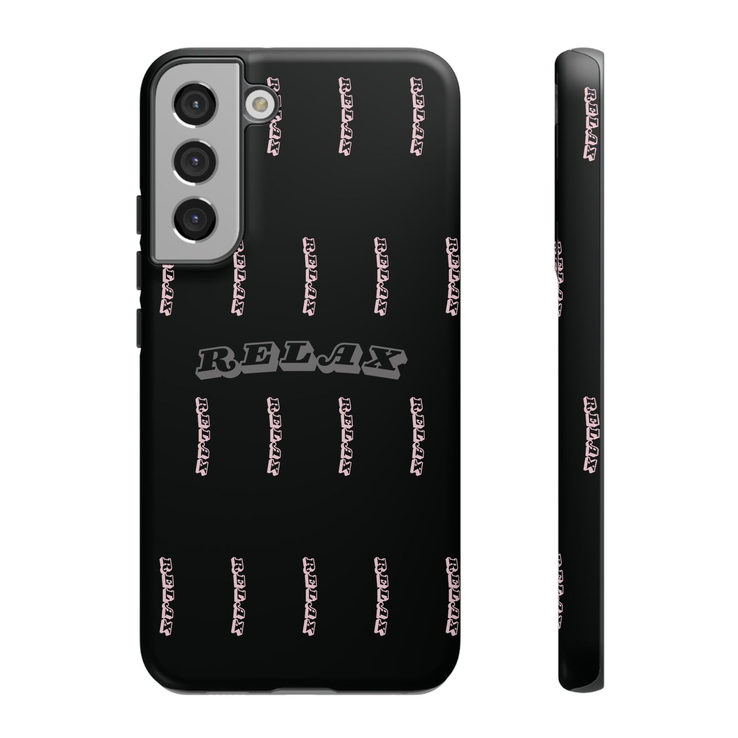 Pink/Gray "Relax Phone Case