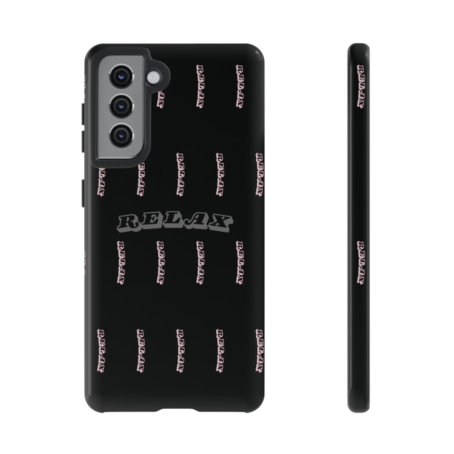 Pink/Gray "Relax Phone Case