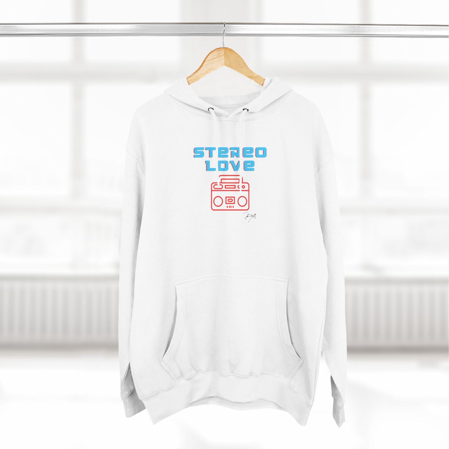 "Stereo Love"  Unisex Fleece Hoodie