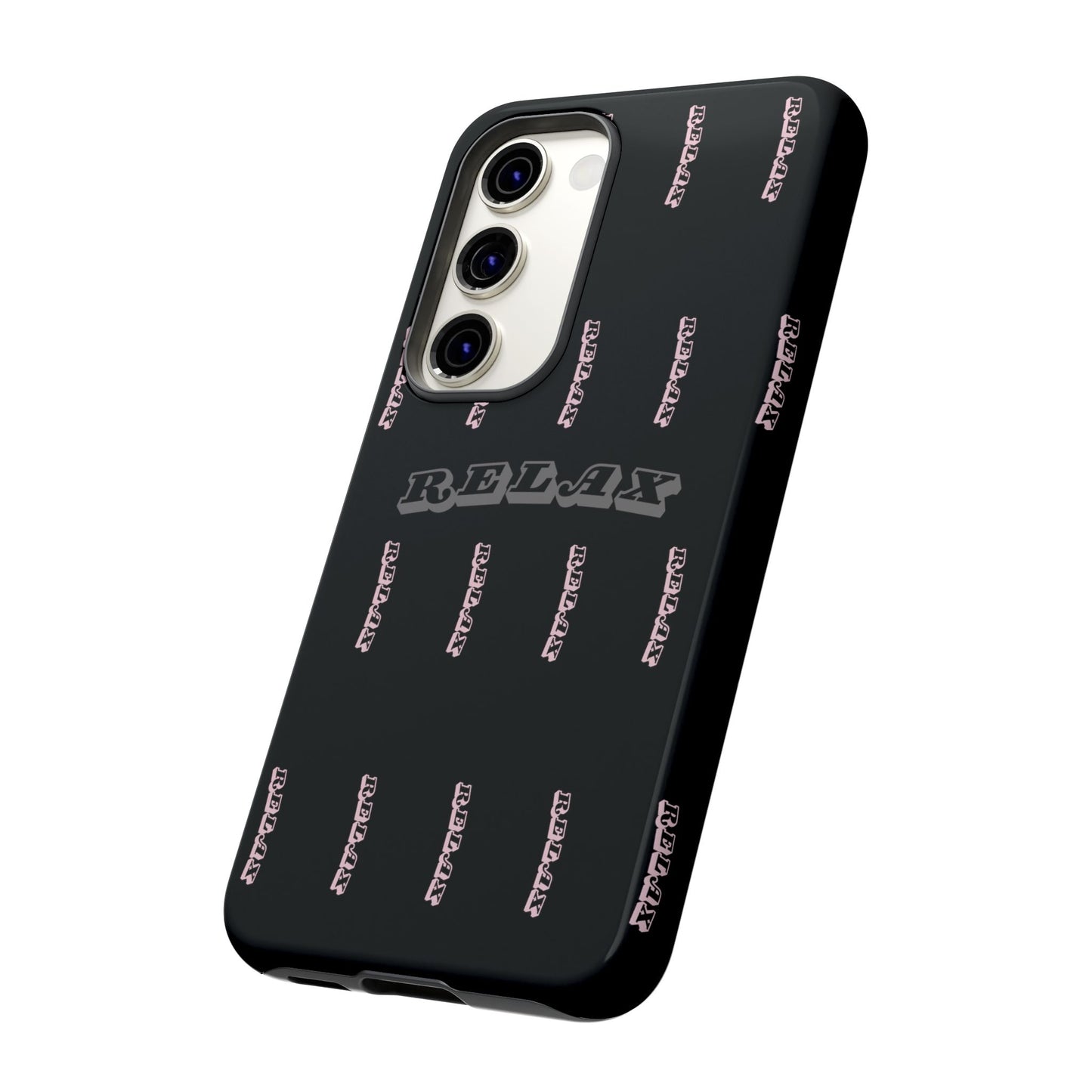 Pink/Gray "Relax Phone Case