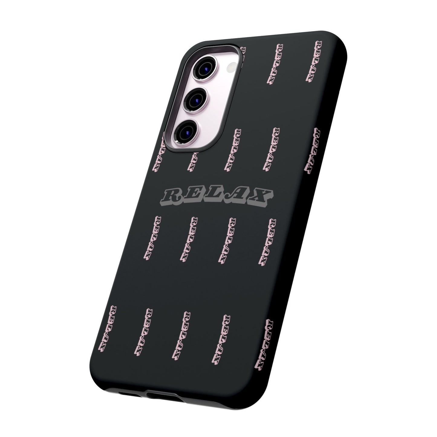 Pink/Gray "Relax Phone Case