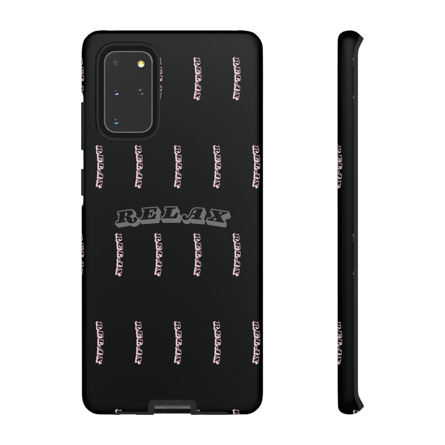 Pink/Gray "Relax Phone Case