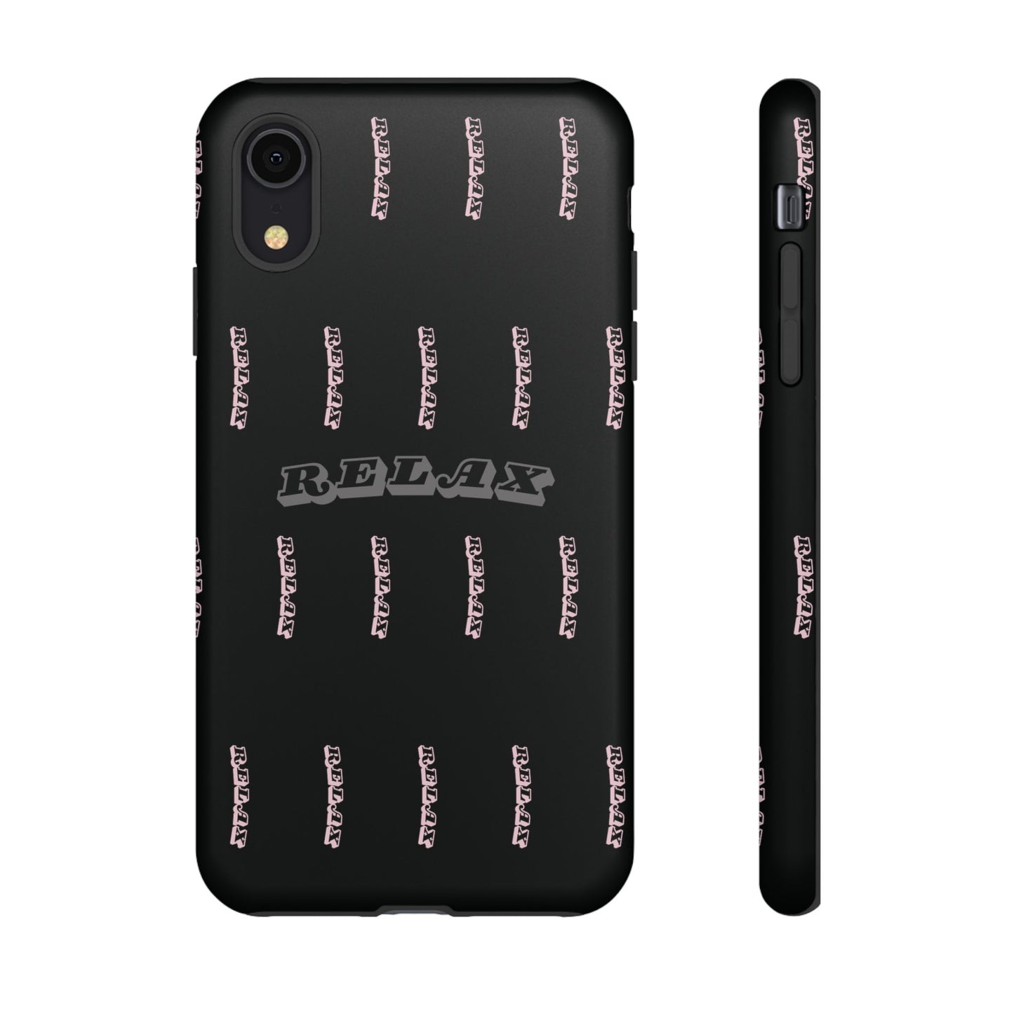 Pink/Gray "Relax Phone Case