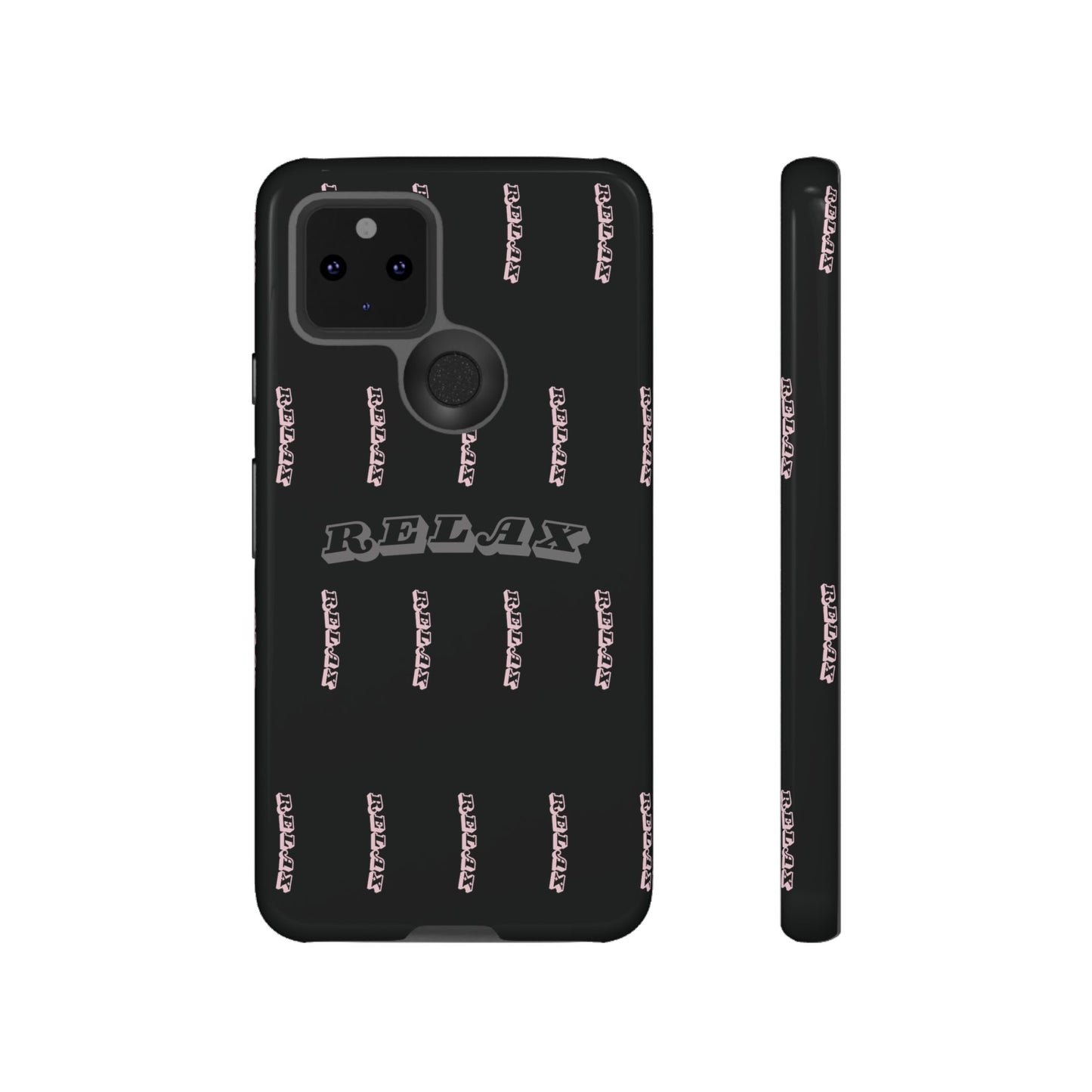 Pink/Gray "Relax Phone Case