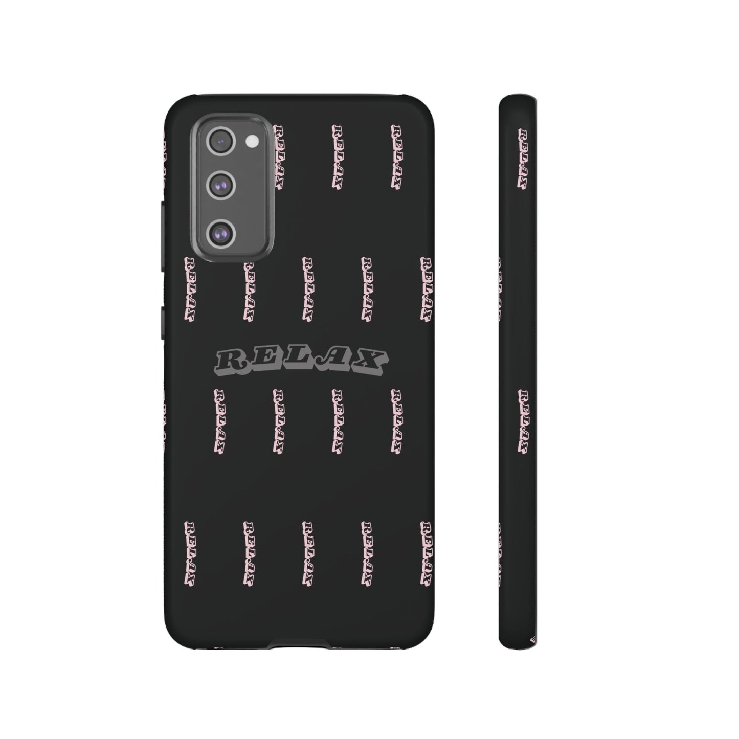 Pink/Gray "Relax Phone Case