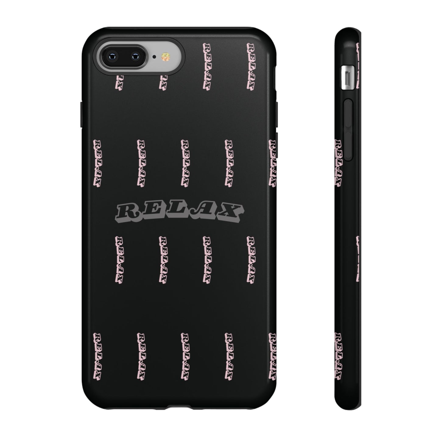 Pink/Gray "Relax Phone Case