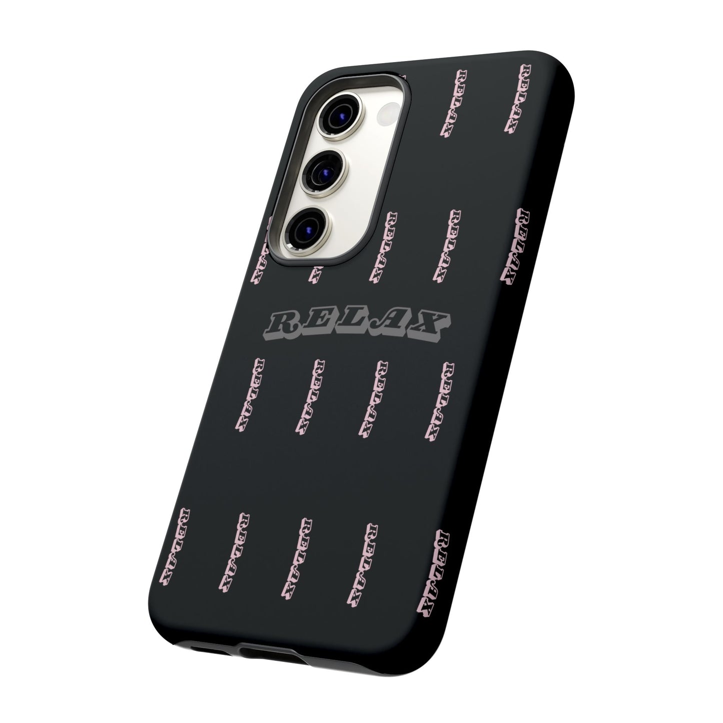 Pink/Gray "Relax Phone Case