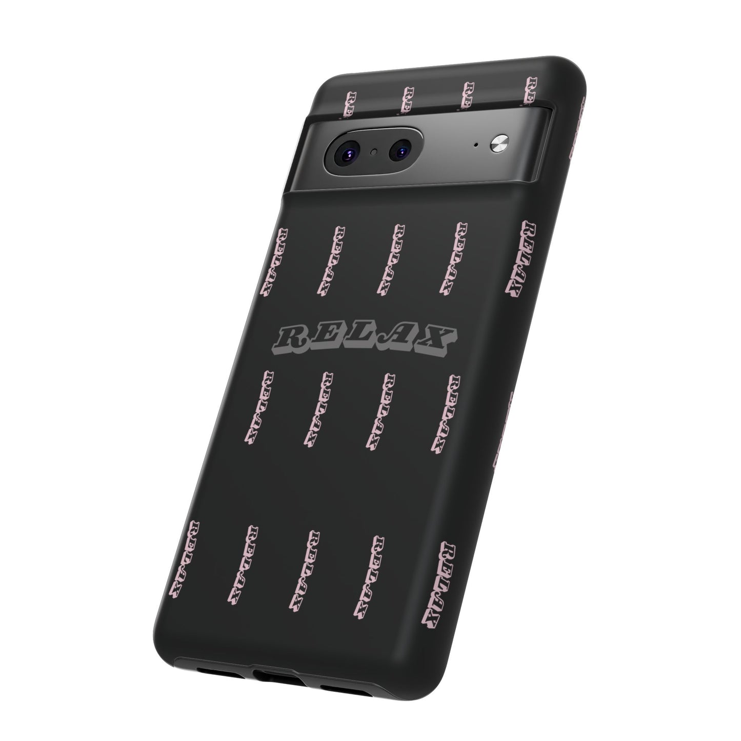 Pink/Gray "Relax Phone Case