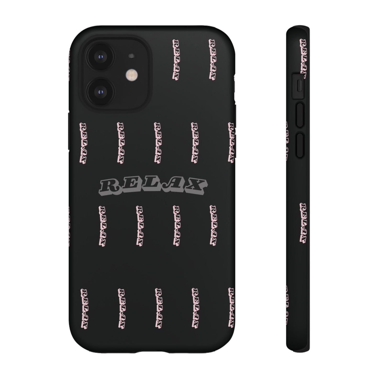 Pink/Gray "Relax Phone Case