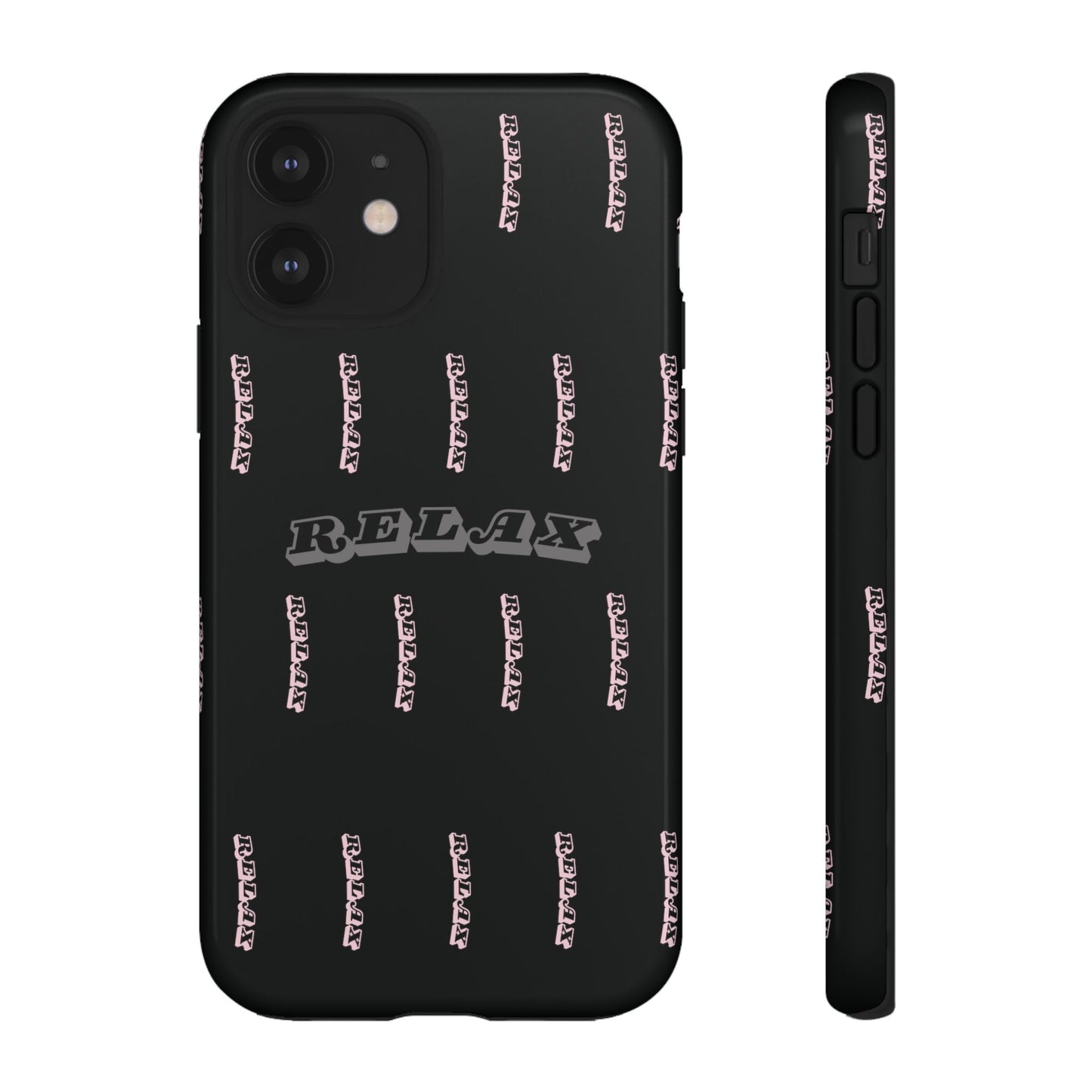 Pink/Gray "Relax Phone Case