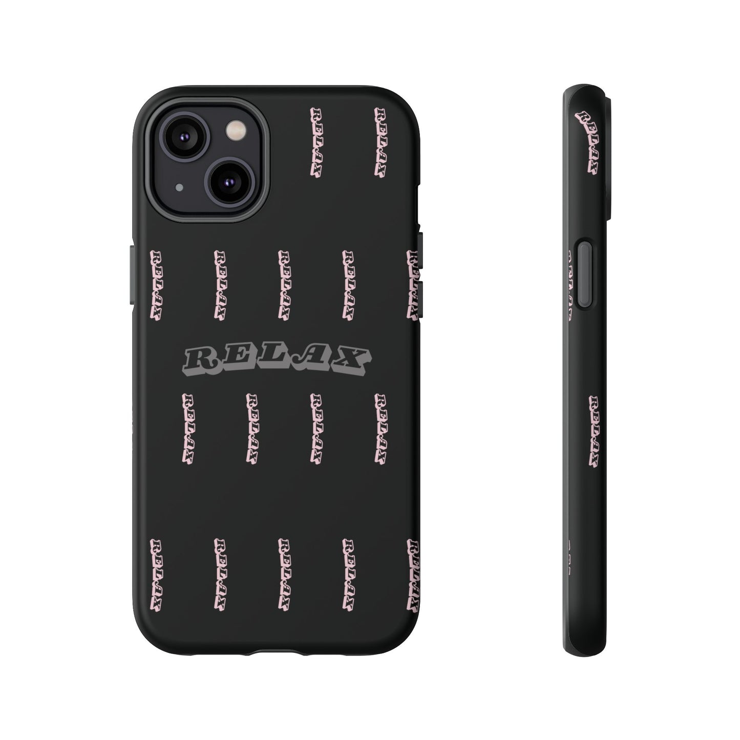 Pink/Gray "Relax Phone Case