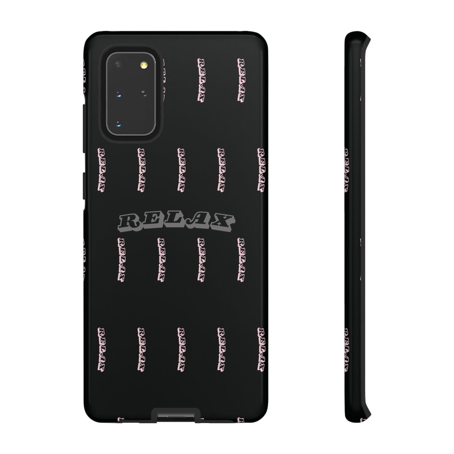 Pink/Gray "Relax Phone Case