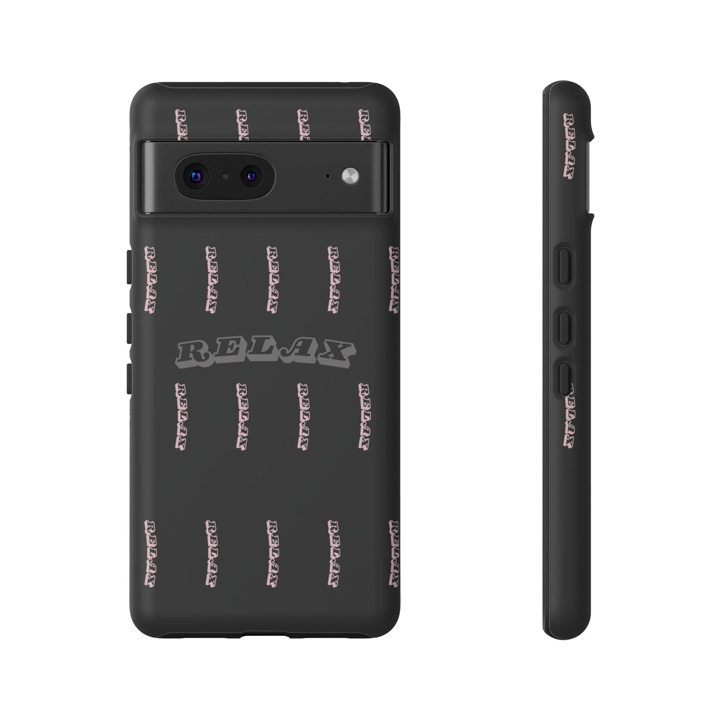 Pink/Gray "Relax Phone Case