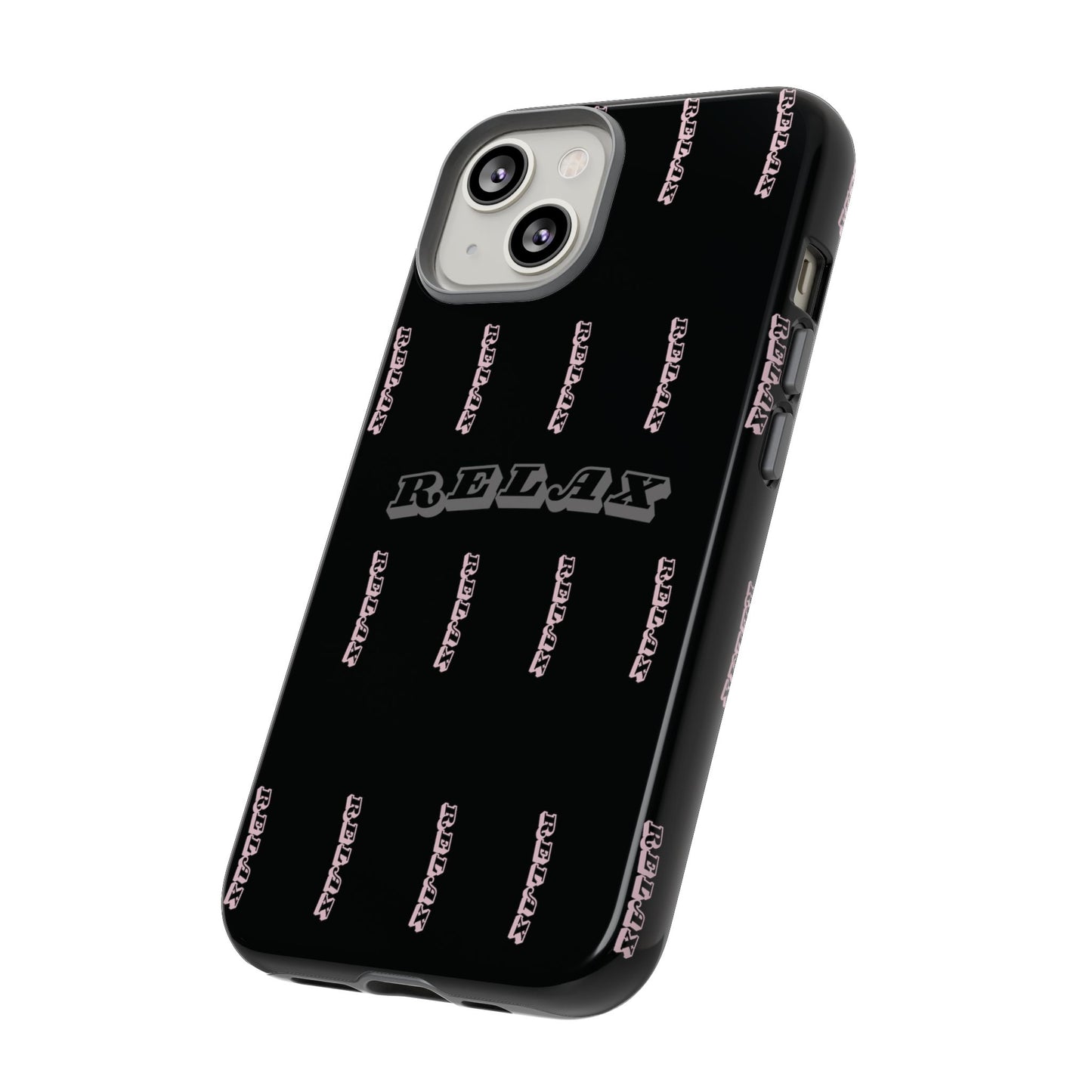 Pink/Gray "Relax Phone Case