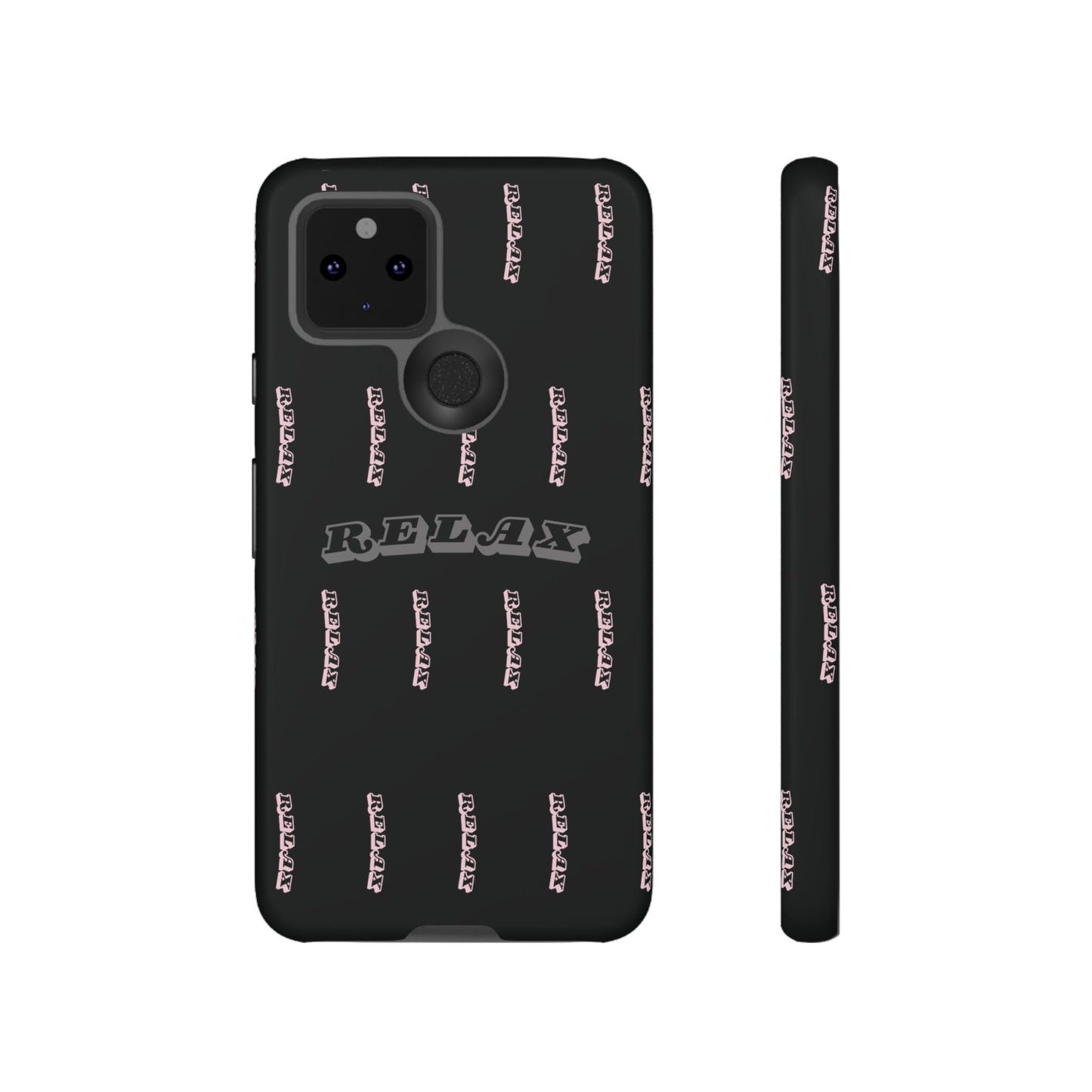 Pink/Gray "Relax Phone Case