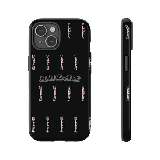 Pink/Gray "Relax Phone Case