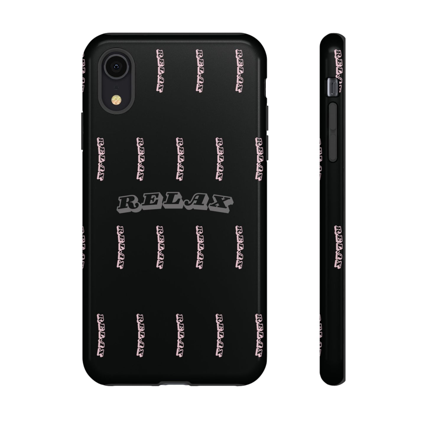 Pink/Gray "Relax Phone Case